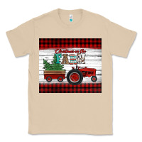 Mushroom christmas on the farm tractor Classic Tee - Jasminsmagicworld