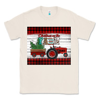 Natural christmas on the farm tractor Classic Tee - Jasminsmagicworld