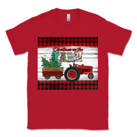 Red christmas on the farm tractor Classic Tee - Jasminsmagicworld