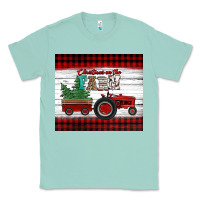 Seafoam christmas on the farm tractor Classic Tee - Jasminsmagicworld