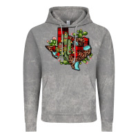 Cloud Rock cactus christmas texas map Vintage Hoodie - JahusDesignShop