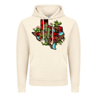 Vintage Artic cactus christmas texas map Vintage Hoodie - JahusDesignShop