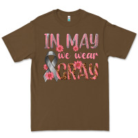 Cacao In May We Wear Gray Premium Tee - texasbilliewilder