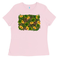 Bubblegum Pink st patricks day background Ladies Tee - RanaPortraitStore