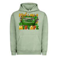 Pigment Oil Green Make me a mixtape St. Patrick's Day Urban Hoodie - CowGirlArtShop