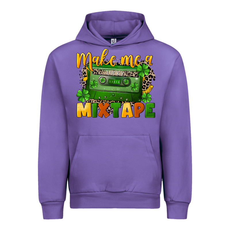 Make Me A Mixtape St. Patrick's Day Urban Hoodie by CowGirlArtShop | Teevron