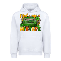 White Make me a mixtape St. Patrick's Day Urban Hoodie - CowGirlArtShop