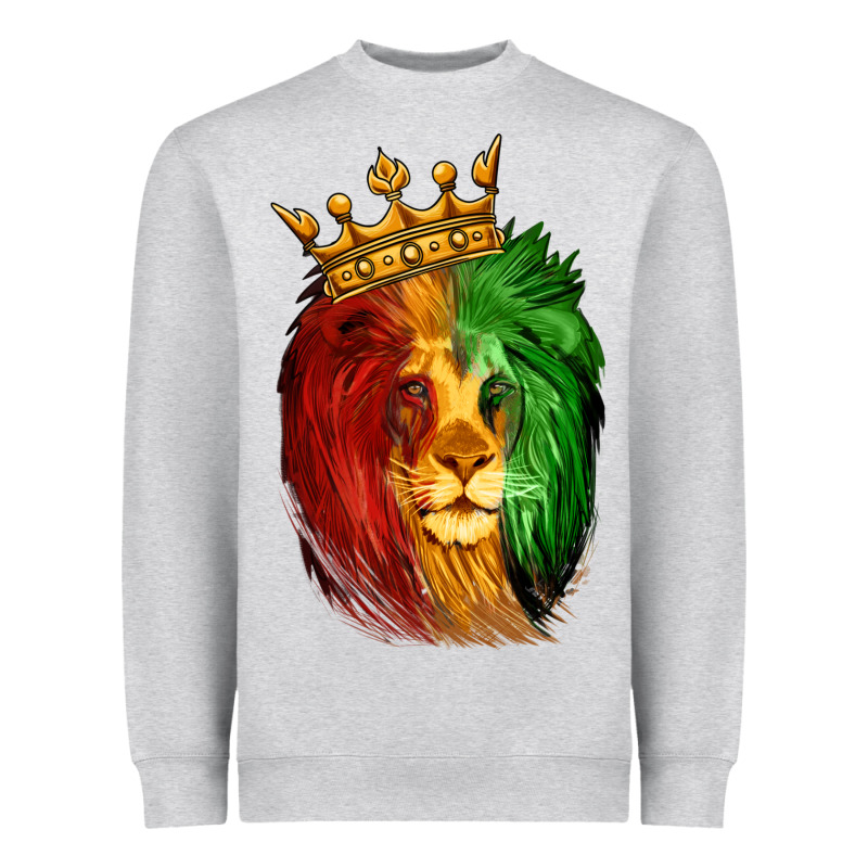 Juneteenth Lion King Heavyweight Sweatshirt by LillyAllenDesigns | Teevron