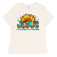 Bone jesus it s not religion it s a relationship Ladies Tee - Zillion Design Studio
