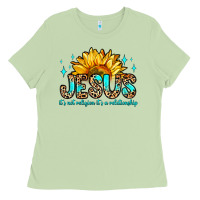 Matcha jesus it s not religion it s a relationship Ladies Tee - Zillion Design Studio