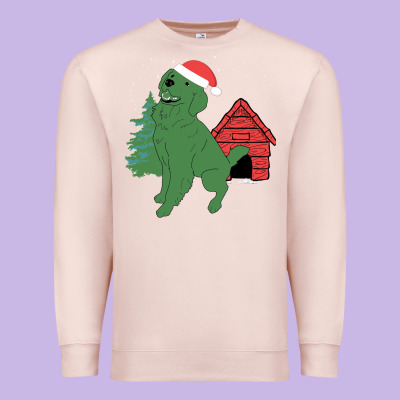 Christmas Dog Premium Sweatshirt Designed By Bettercallsaul