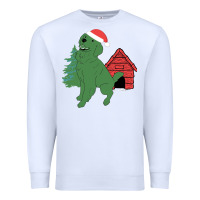 White Christmas Dog Premium Sweatshirt - Bettercallsaul