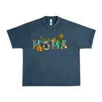 Midnight Navy western mama cow Urban Heavy Tee - Artiststas