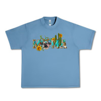 Pebble Blue western mama cow Urban Heavy Tee - Artiststas