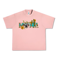 Salmon western mama cow Urban Heavy Tee - Artiststas