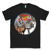 Black mule buck deer christmas Classic Tee - LillyAllenDesigns