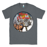 Charcoal Heather mule buck deer christmas Classic Tee - LillyAllenDesigns