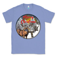 Colony Blue mule buck deer christmas Classic Tee - LillyAllenDesigns
