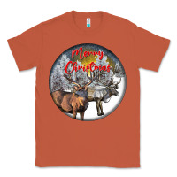 Copper mule buck deer christmas Classic Tee - LillyAllenDesigns