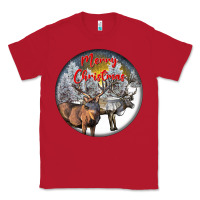Red mule buck deer christmas Classic Tee - LillyAllenDesigns