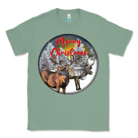 Sage mule buck deer christmas Classic Tee - LillyAllenDesigns