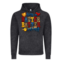 Vintage Black hey batter batter swing softball Vintage Hoodie - Jasminsmagicworld