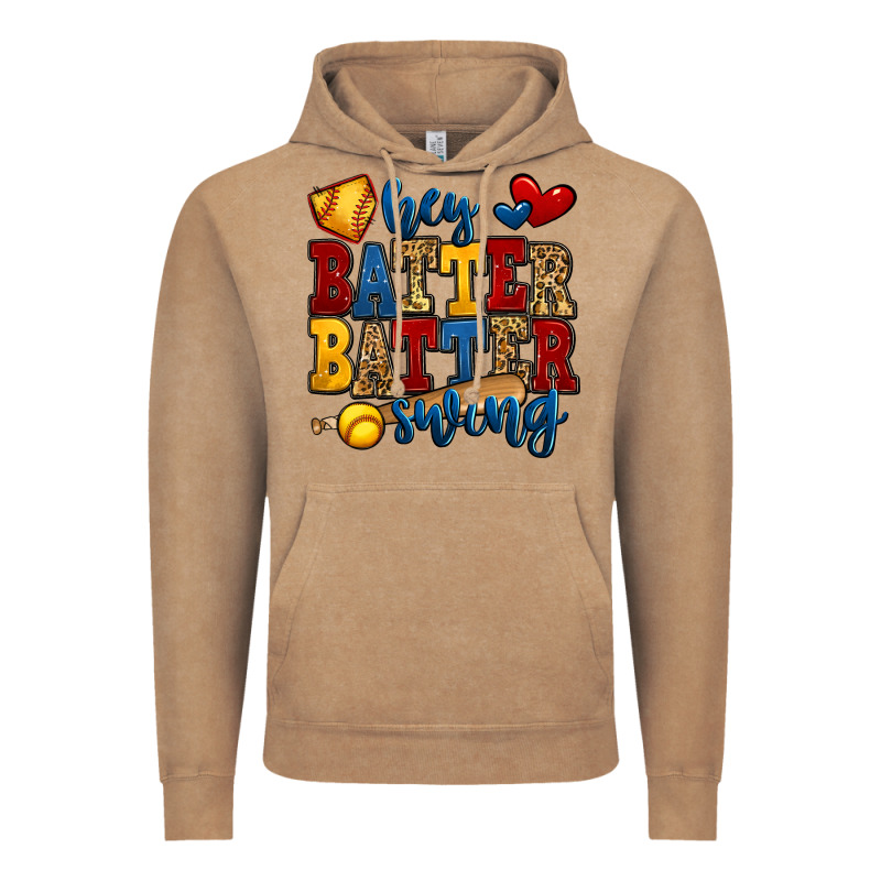 Hey Batter Batter Swing Softball Vintage Hoodie by Jasminsmagicworld | Teevron