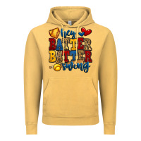 Vintage Mustard hey batter batter swing softball Vintage Hoodie - Jasminsmagicworld