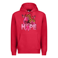 Cardinal hope cancer nails Premium Hoodie - NancyCooperArtShop