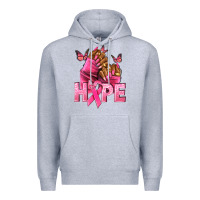 Hope Cancer Nails Premium Hoodie | Teevron