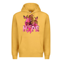 Mustard hope cancer nails Premium Hoodie - NancyCooperArtShop