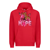 Red hope cancer nails Premium Hoodie - NancyCooperArtShop