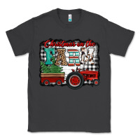 Smoke christmas on the farm tractor buffalo plaid Classic Tee - Jasminsmagicworld