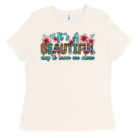 It S A Beautiful Day To Leave Me Alone Ladies Tee | Teevron