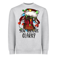 Heather Grey you serious clark Christmas vacation rooster Heavyweight Sweatshirt - Jasminsmagicworld