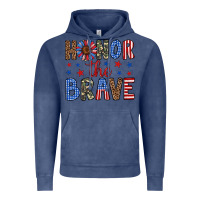 Vintage Denim honor the brave Vintage Hoodie - Artiststas