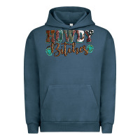 Pigment Midnight Navy Howdy bitches mother's day Urban Hoodie - HowdyJamesFarm