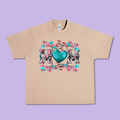 Cherry Blossoms Mom Urban Heavy Tee Designed By Artiststas