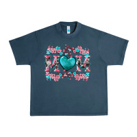 Midnight Navy cherry blossoms mom Urban Heavy Tee - Artiststas