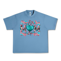 Pebble Blue cherry blossoms mom Urban Heavy Tee - Artiststas