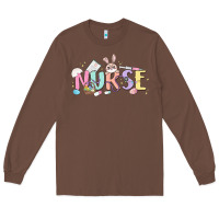 Chestnut easter nurse Long Sleeve Tee - MaliasSmallBusiness