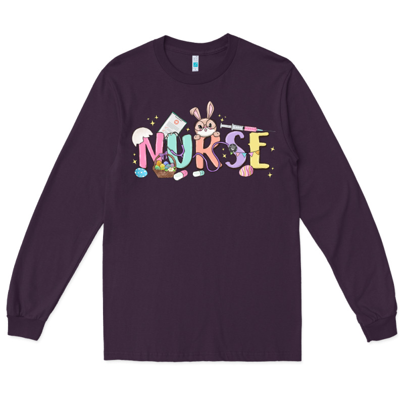 Easter Nurse Long Sleeve Tee by MaliasSmallBusiness | Teevron