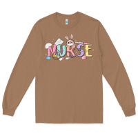 Toasted Coconut easter nurse Long Sleeve Tee - MaliasSmallBusiness