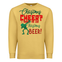 Antique Gold Christmas Cheer I Thought You Said Christmas Beer Premium Sweatshirt - Bettercallsaul