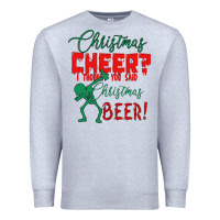 Heather Grey Christmas Cheer I Thought You Said Christmas Beer Premium Sweatshirt - Bettercallsaul