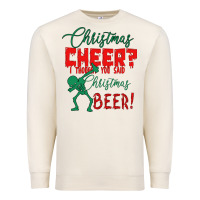 Sandshell Christmas Cheer I Thought You Said Christmas Beer Premium Sweatshirt - Bettercallsaul