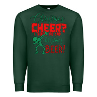 Sports Green Christmas Cheer I Thought You Said Christmas Beer Premium Sweatshirt - Bettercallsaul