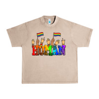 French Oak human with hands and pride flags Urban Heavy Tee - AdoDesignShop