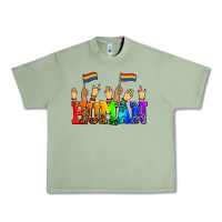 Human With Hands And Pride Flags Urban Heavy Tee | Teevron
