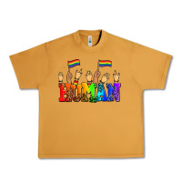 Peanut Butter human with hands and pride flags Urban Heavy Tee - AdoDesignShop